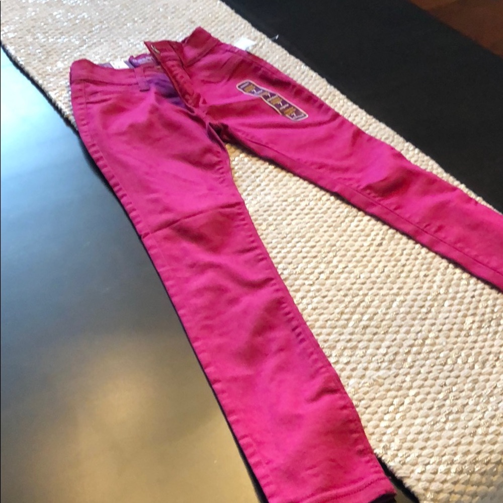 Rock Star pink jeggings girls